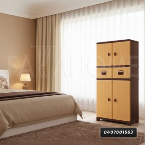 خزانة بلاستيك ثقيل صب بترا اردنية حجم كبير ميكس جارور وابواب