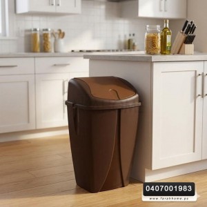 سلة مهملات 70 لتر مع غطاء مروحة شارب بلاستيك max plast موديل 0377