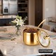 سكرية ذهبي مع غطاء وملعقة Seasoning.C