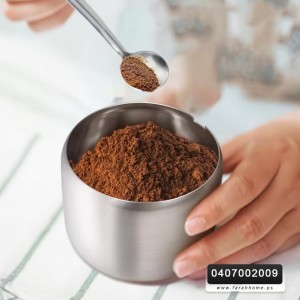  سكرية فضي مع غطاء ومعلقة Seasoning.C