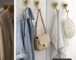 علاقات طبع اكريليك محزز ذهبي وفضي طقم كرت 2 قطعة