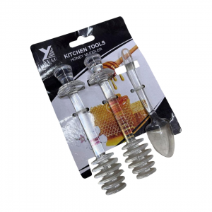 طقم معالق عسل شفاف 3 قطع