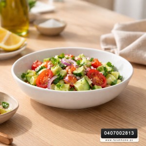 صحن بورسلان ابيض 6 انش مجور خفيف 15.5 سم