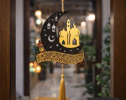  تعليقات خشبية رمضان كريم - فوانيس اشكال 