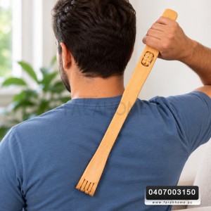 حكاكة ظهر خشب مع عجال مساج