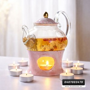 علبه شمع مدور ابيض حجم صغير 50 قطعة