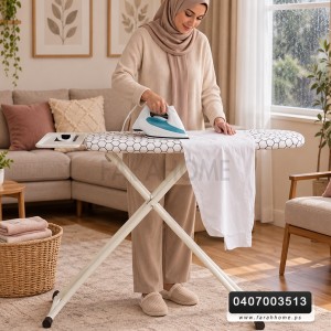 طاولة كوي معدن ثقيل حجم صغير 90 × 30 سم