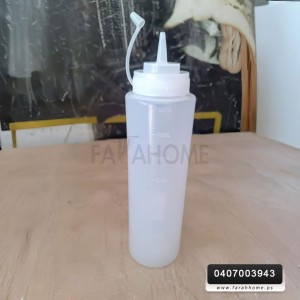 علبة زيت / كاتشب / سيروب بلاستيك 800ML صحي حجم كبير