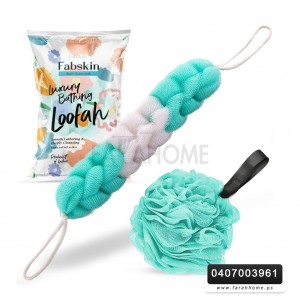 ليف / ليفة حمام شبك ناعم للاطفال والبالغين مع اسفنج