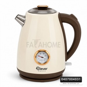 سخان ماء 1.7 لتر ساعة مؤقت كهرباء قمقم/كمكم Clever HHN1782BRS