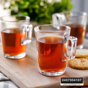 كاسات شاي رقبة طويل 6 قطع مع ايد ذان BLINKMAX