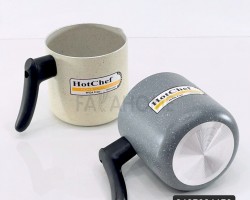  غلاية حليب وسط جرانيت و يد عظم 12 × 14 سم