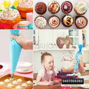 طقم قالب مثلث تزين كيك وحلويات كريما عدة اشكال Decorador 