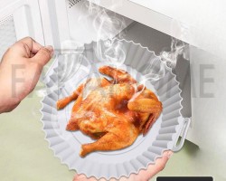 صحن مقلى هوائى سيلكون مدور 22 سم