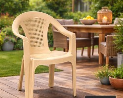 كرسي بلاستيك مع يد  RAMA