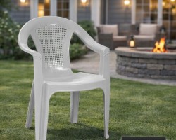 كرسي بلاستيك مع يد  RAMA