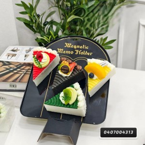 مغناطيس لاصق ثلاجة كيكة مثلثة ستيكر تلزيق مغناطيس لاصق ثلاجة كيكة مثلثة ستيكر تلزيق