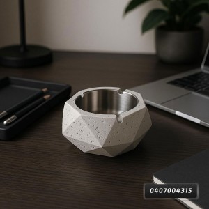 متكة/مكتة ستانلس اطار حجر كنكريت مضلع حيف جبص 