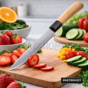 سكين خضار وفواكه حجم صغير يد خشب YING GUNS