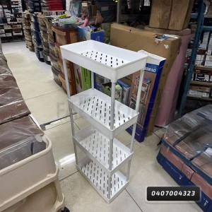 رفوف حمام بلاستيك 4 طبقات