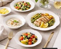 طقم صحون 24 قطعة بورسلان حيف نقشة مونس حز ذهبي موديل HK200-1 طقم صحون 24 قطعة بورسلان حيف نقشة مونس حز ذهبي موديل HK200-1