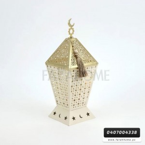  فانوس معدن مزخرف مضيء  38 سم 