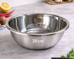 جاط ستانليس مع حفة 30 سم 