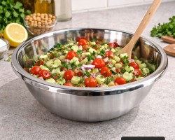 جاط ستانليس مع حفة 32 سم 