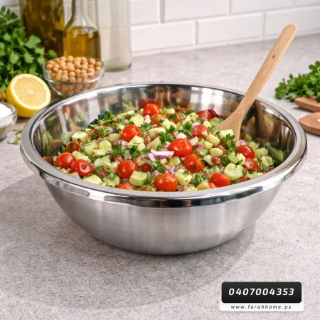 جاط ستانليس مع حفة 32 سم 