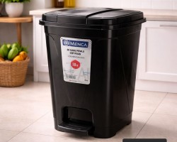 سلة مهملات دعسة مربع بلاستيك 30 لتر تركي MRD124 سلة مهملات دعسة مربع بلاستيك 30 لتر تركي MRD124