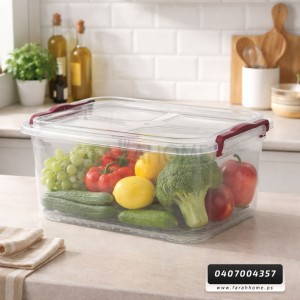 طبروير/تبروير مستطيل 15 لتر غطا كبس 28× 43 × 17.5سم MIENCA - MRD016