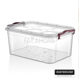 طبروير/تبروير مستطيل 20 لتر غطا كبس 32 × 28.5 × 19.5 سم MIENCA - MRD017