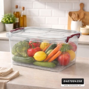 طبروير/تبروير مستطيل 20 لتر غطا كبس 32 × 28.5 × 19.5 سم MIENCA - MRD017