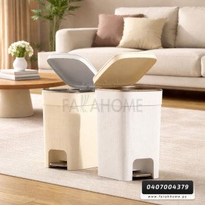 سلة مهملات هايدروليك مع دعسة حجم كبير 25 لتر ثقيل