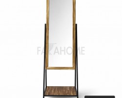 مراة خشب مع رف 155×41 وستاند ثقيل