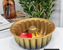 قالب كيك جرانيت ثقيل شكل وردة