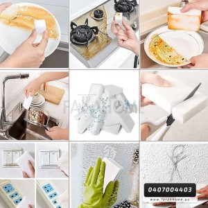 12 قطعة × ليفة جلي الاسفنج السحرية للتنظيف CLAEN WANG