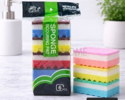6 قطع × ليفة جلي اسفنج كع سكوتش خشن