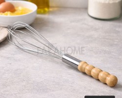 خفاقة ستانليس يد خشب محزز