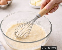 خفاقة ستانليس يد خشب عادي