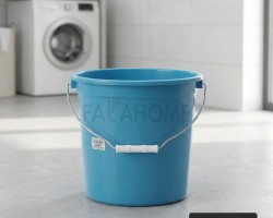 سطل / دلو ماء بلاستيك 10 لتر يد حديد مع حمالة بلاستك