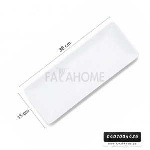 جاط ميلامين 15 × 36 سم ابيض جاط ميلامين 15 × 36 سم ابيض