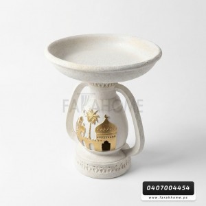 زينة رمضان/ مضيفة - تحفه - جاط تفضيل جبصين مدور مع قاعدة رمضان