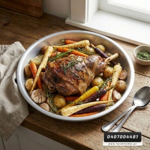 صينية المنيوم سكب ثقيل حيف عالي 42.5سم