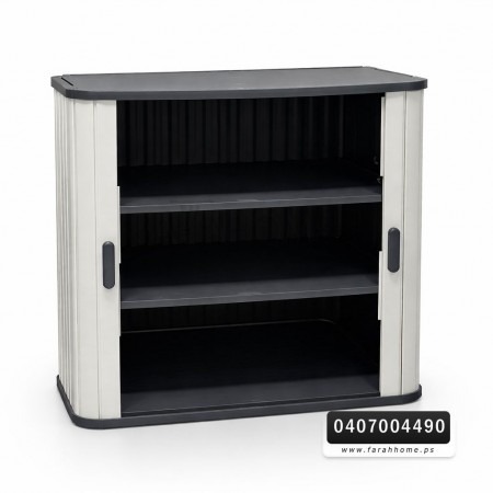 خزانة بلاستيك ثقيل صب بترا اردنية حجم صغير بابين سحاب