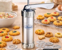 قالب مكبس معدني 20 شكل لصناعة اشكال بسكوت / دونات / كعك / كحك - حديد