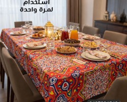 رول شرشف رمضان نايلون استخدام مرة واحدة 30 م  - 20 قطعة