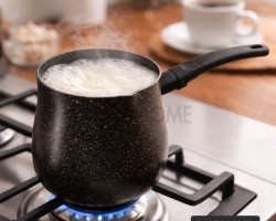 غلاية بكرج جرانيت يد عظم بدون غطا 13 سم