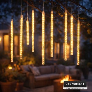 حبل انارة ليد اصابع - انابيب 8 عمدان 150 ليد