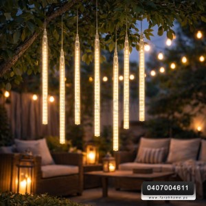 حبل انارة ليد اصابع - انابيب 8 عمدان 150 ليد حبل انارة ليد اصابع - انابيب 8 عمدان 150 ليد